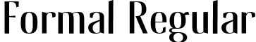 Formal Regular font - formal.ttf