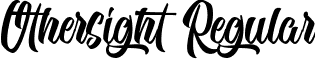 Othersight Regular font - Othersight.ttf