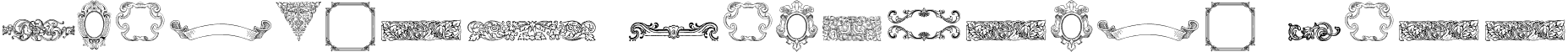 Mortised Ornaments Free font - Mortised Ornaments Free.ttf