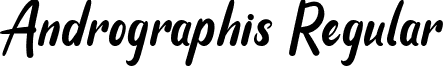 Andrographis Regular font - Andrographis.ttf