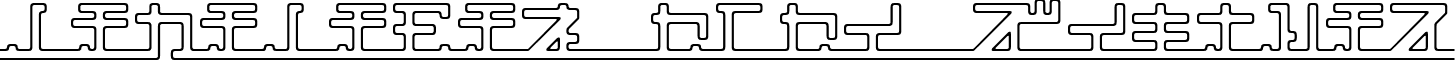 katakana, pipe Regular font - katakana_pipe.ttf