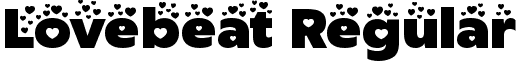 Lovebeat Regular font - lovebeat.regular.ttf