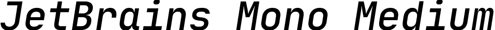 JetBrains Mono Medium font - jetbrains-mono.medium-med-ita.ttf