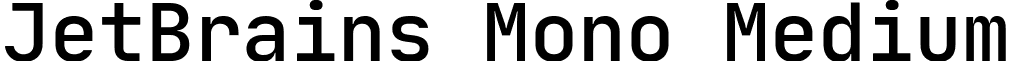 JetBrains Mono Medium font - jetbrains-mono.medium-medium.ttf