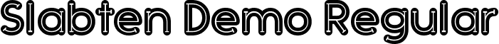 Slabten Demo Regular font - slabten-demo.regular.otf