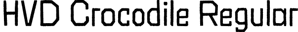 HVD Crocodile Regular font - hvd-crocodile.hvd-crocodile-regular.otf