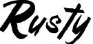 Rusty&GoshPersonalUseOnly Regular font - Rusty&Gosh_PersonalUseOnly.ttf