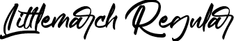 Littlemarch Regular font - Littlemarch.ttf