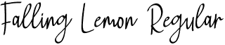 Falling Lemon Regular font - Falling Lemon.ttf