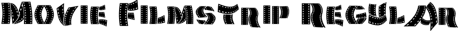 Movie Filmstrip Regular font - design.collection4.Movie Filmstrip.ttf