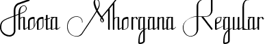 Fhoota Mhorgana Regular font - FhootaMhorgana-6YR1A.ttf