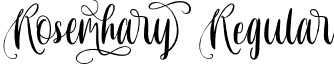 Rosemhary Regular font - Rosemhary-z8rM4.otf