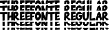 THREEFONTE Regular font - Threefonte-2Ovw8.otf