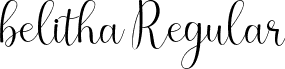 belitha Regular font - Belitha-Ea4Dn.ttf