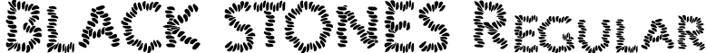 BLACK STONES Regular font - BLACK-STONES-100.ttf