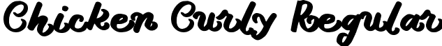 Chicken Curly Regular font - Chicken Curly (free for Personal use).ttf