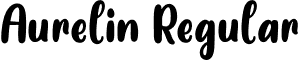 Aurelin Regular font - Aurelin.ttf