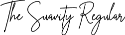 The Suavity Regular font - TheSuavity-X3GoK.otf
