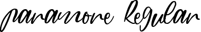 paramore Regular font - Paramore-9YM42.ttf