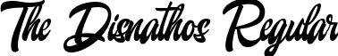 The Disnathos Regular font - TheDisnathos-ywY2d.ttf