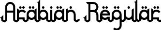 Arabian Regular font - Arabian-WypvY.ttf