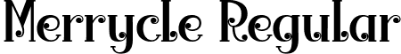 Merrycle Regular font - Merrycle Font by Jasm 7NTypes.otf