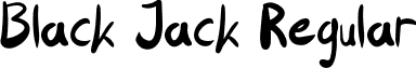 Black Jack Regular font - Black Jack.ttf