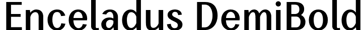 Enceladus DemiBold font - enceladus.demibold.otf