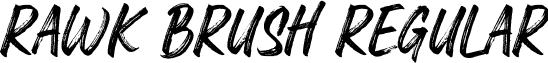Rawk Brush Regular font - Rawkbrush-ywLym.otf