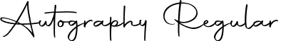 Autography Regular font - Autography-DOLnW.otf