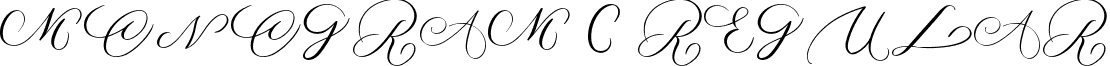 MONOGRAM C Regular font - MONOGRAM C.ttf