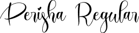 Perisha Regular font - Perisha.otf