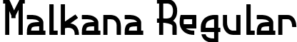 Malkana Regular font - Malkana Regular.ttf