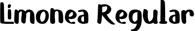 Limonea Regular font - Limonea.otf