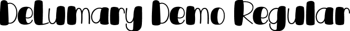 DeLumary Demo Regular font - DeLumary.ttf