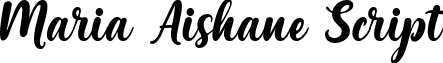 Maria Aishane Script font - Maria Aishane Script.ttf