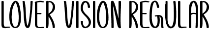 Lover Vision Regular font - LoverVision-BWL2V.ttf