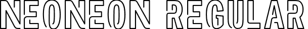 Neoneon Regular font - Neoneon-3zaD6.otf