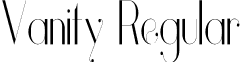 Vanity Regular font - VanityLightnarrow-w1Gzz.otf