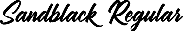 Sandblack Regular font - Sandblack-OVAl4.otf