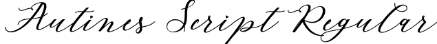 Autines Script Regular font - Autinesscript-3zaGZ.ttf