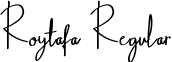 Roytafa Regular font - Roytafa-MVZeB.ttf