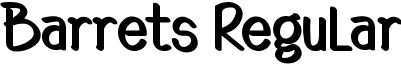 Barrets Regular font - Barrets-K7d9Z.ttf