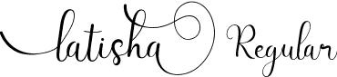Latisha Regular font - Latisha-X3XA9.ttf