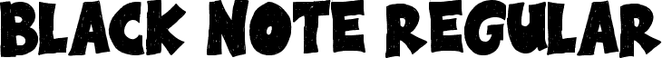 Black Note Regular font - BlackNote-ywjXq.ttf