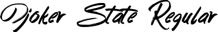 Djoker State Regular font - DjokerState-EaXZ4.ttf