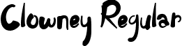 Clowney Regular font - Clowney-axyPK.ttf