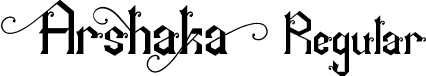 Arshaka Regular font - Arshaka-L3AJW.ttf