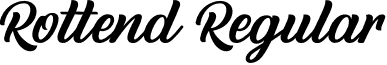 Rottend Regular font - Rottend-7BjjE.otf