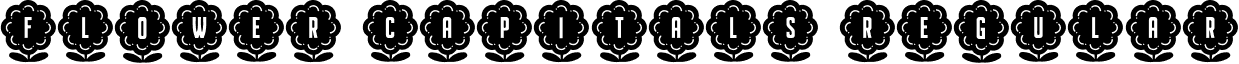 Flower Capitals Regular font - FlowerCapitalsRegular-ZVJJl.ttf